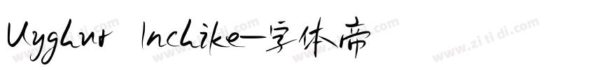 Uyghur Inchike字体转换